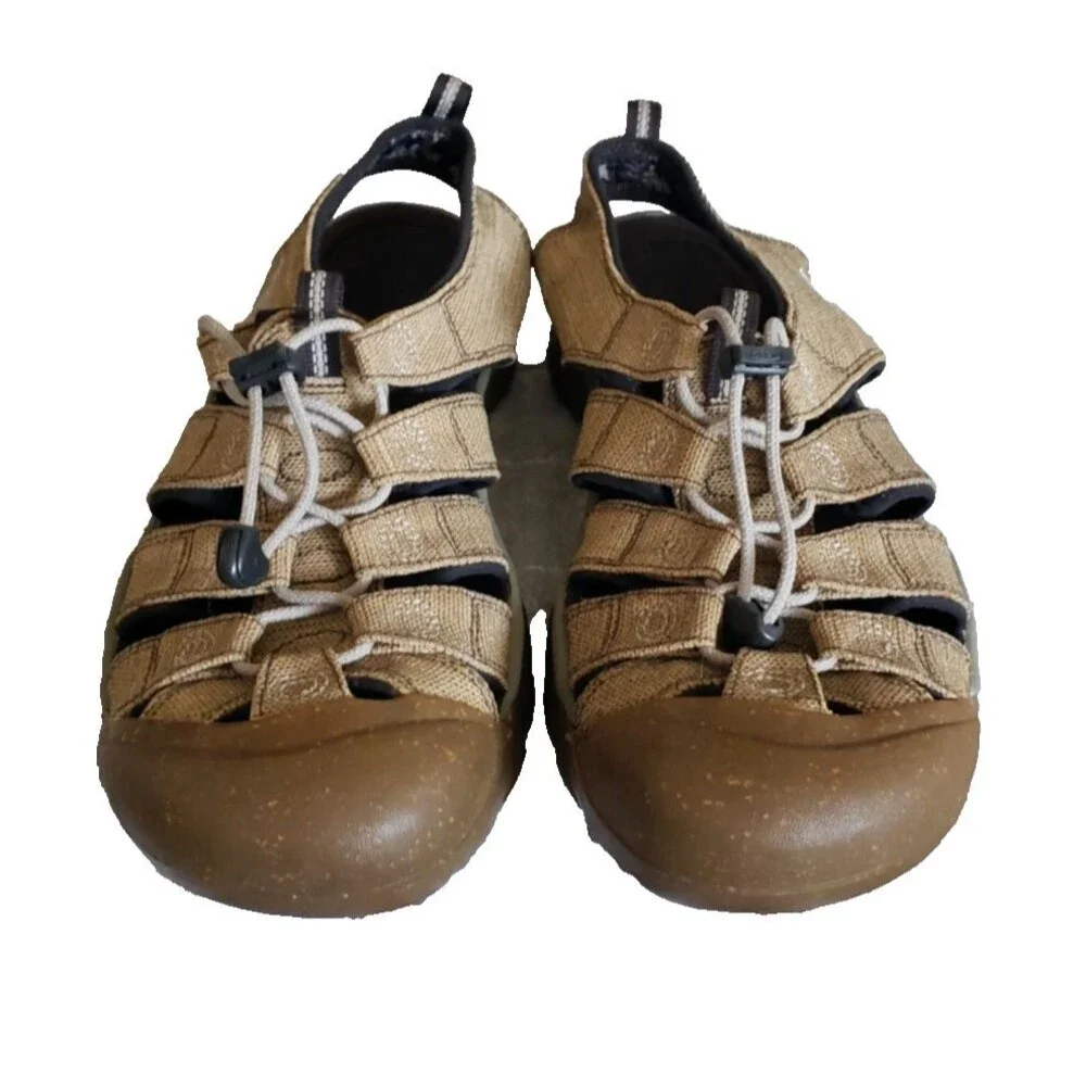 KEEN Newport H2 Hemp Sandals Men's Size 11.5 Brown Water Hiking Outdoor Shoes